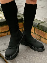 Hudson Chunky Sole Knee High Boots